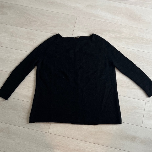 The Row Sweaters - Black Long Sleeve Sweater
